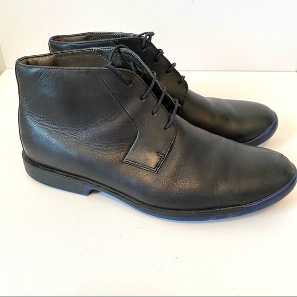 Camper Mens Bowie Black Leather Lace Up Boots size 44 size 11 - Picture 3 of 12